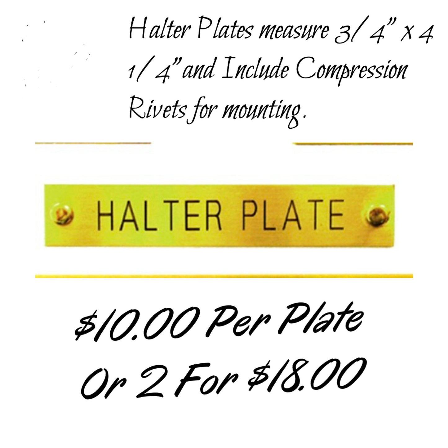 Halter Plates