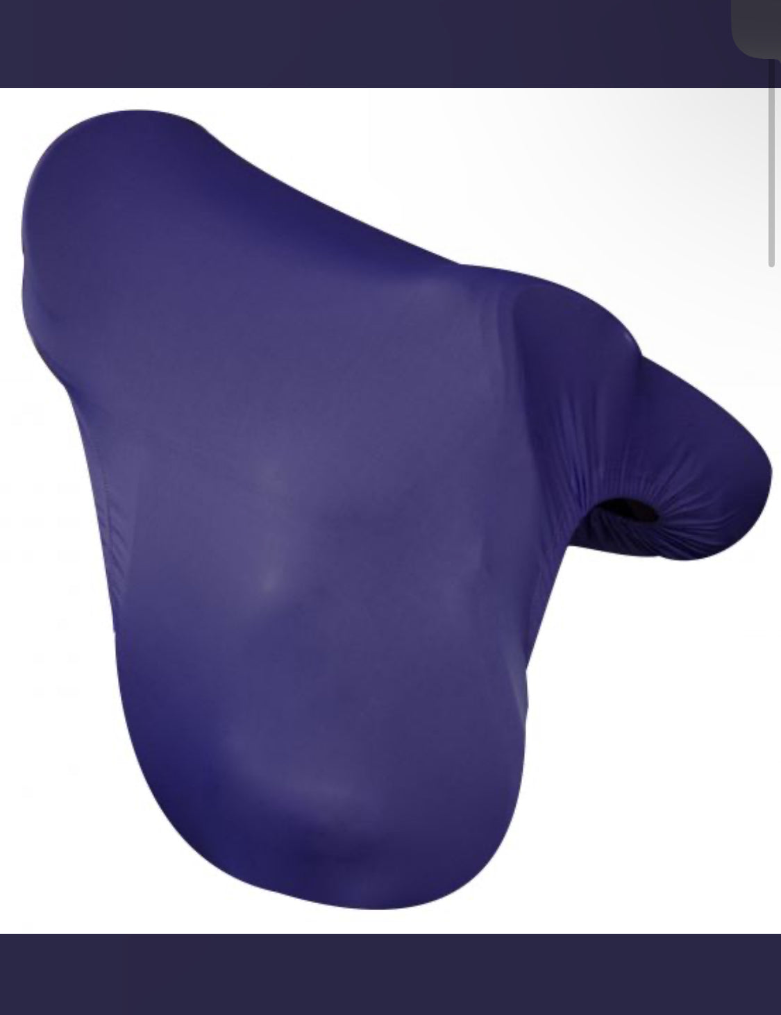 Showman Lycra English saddle cover