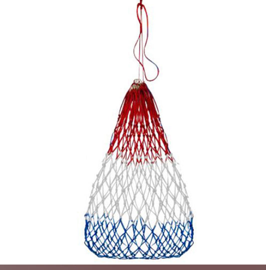 Red, White & Blue Slow Feed Nylon Hay Net