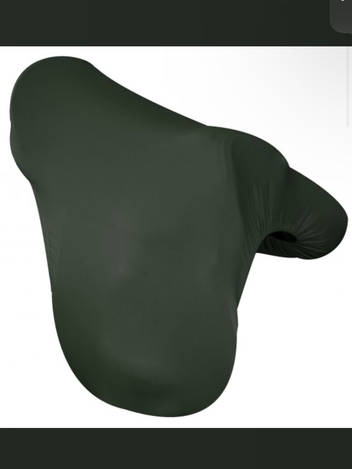 Showman Lycra English saddle cover