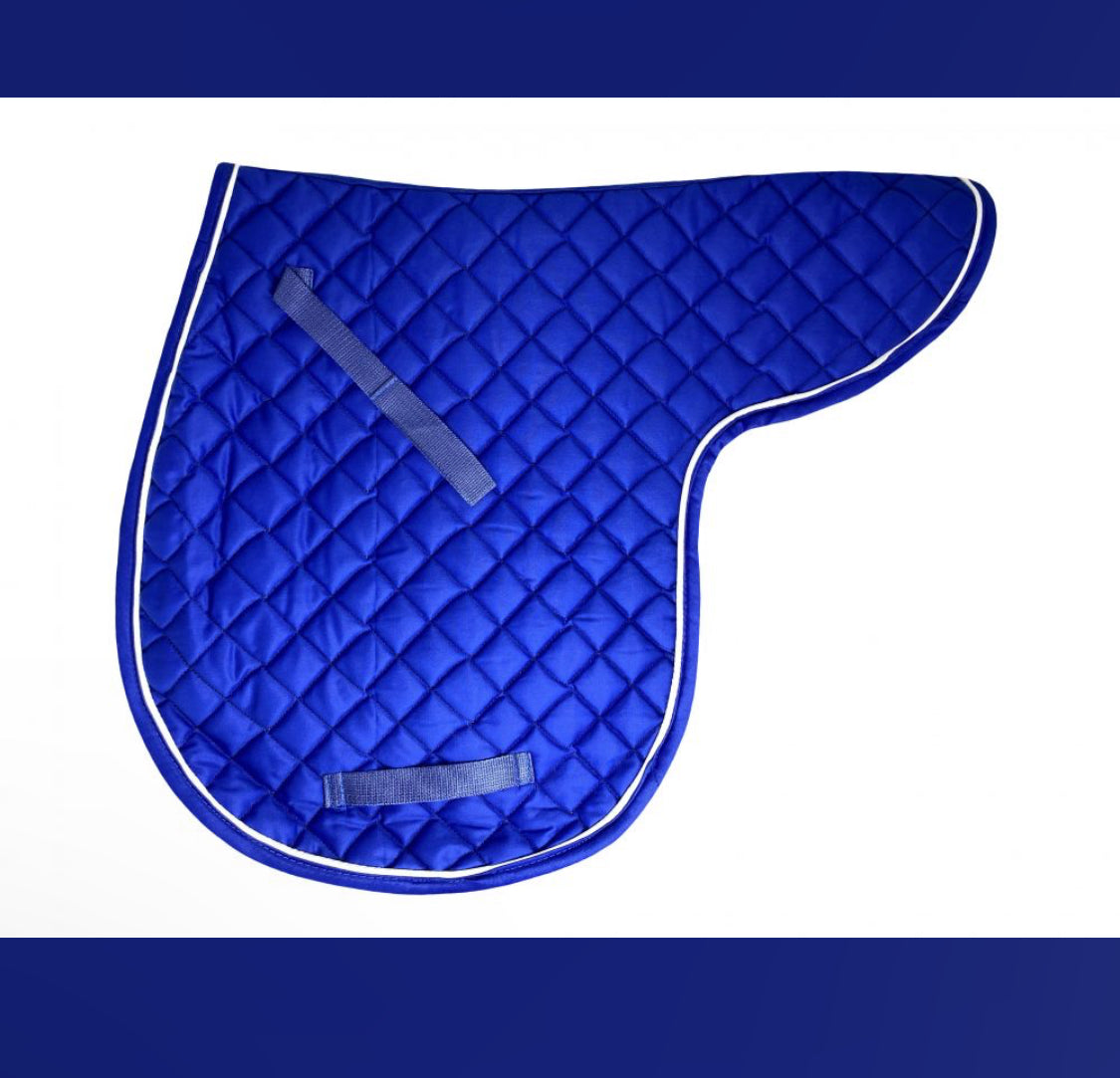 Showman quilted English saddle pad