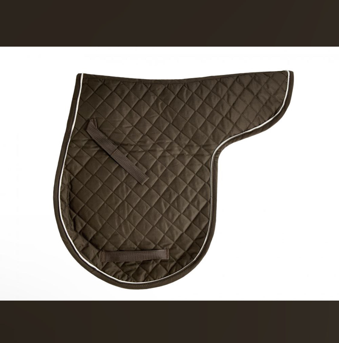 Showman quilted English saddle pad