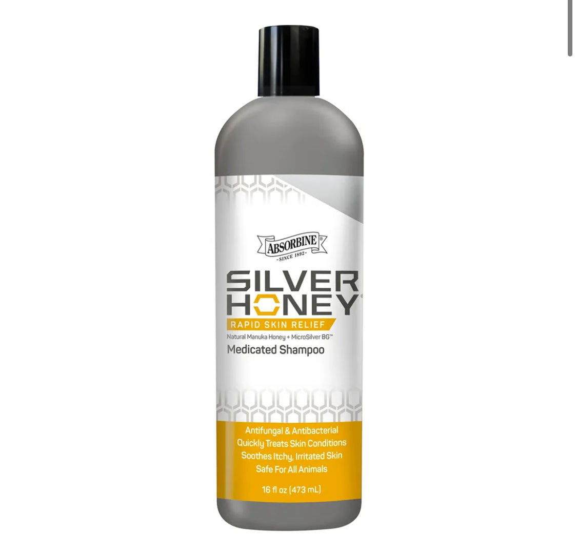 Silver Honey Rapid Skin Relief Medicated Shampoo 16oz