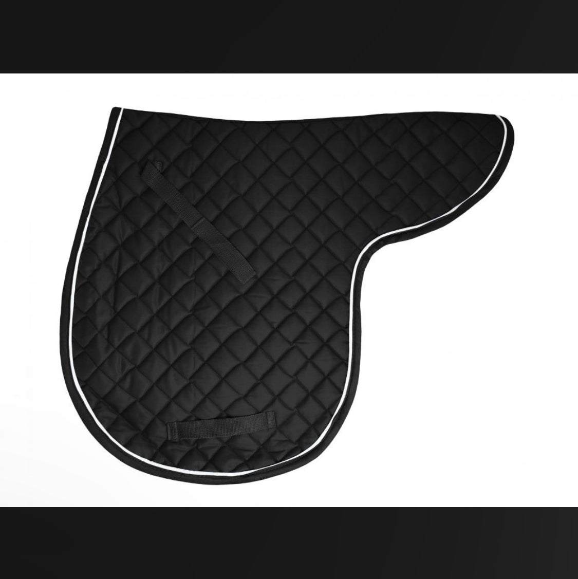 Showman quilted English saddle pad