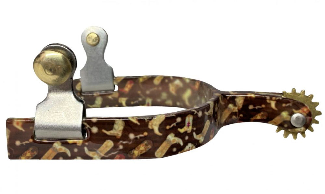 Showman Boot Stainless Steel Spur