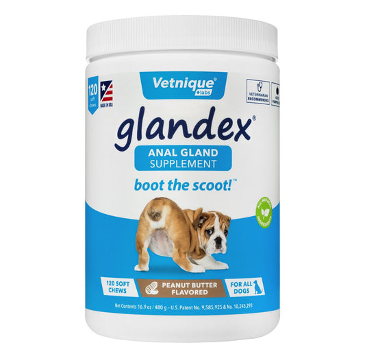 Glandex Anal Gland Soft Chews Supplement for Dogs